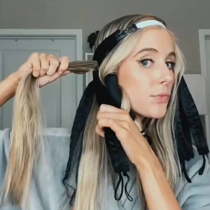ORIGINAL OCTOCURL - SATIN - Heatless Curler Headband