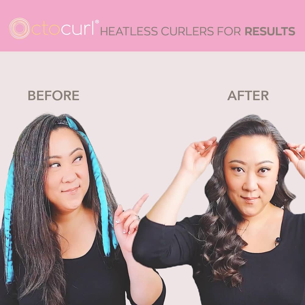 ORIGINAL OCTOCURL - SATIN - Heatless Curler Headband