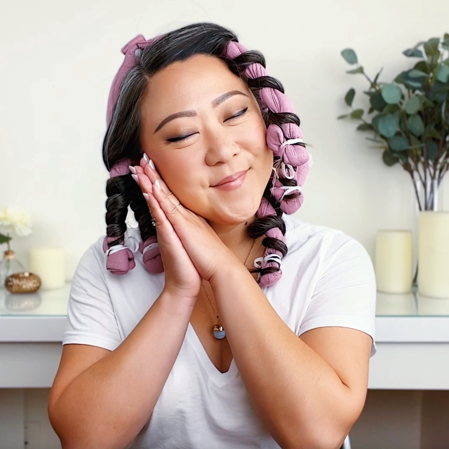 No Headband Octocurl – QMax Heatless Curling Wrap