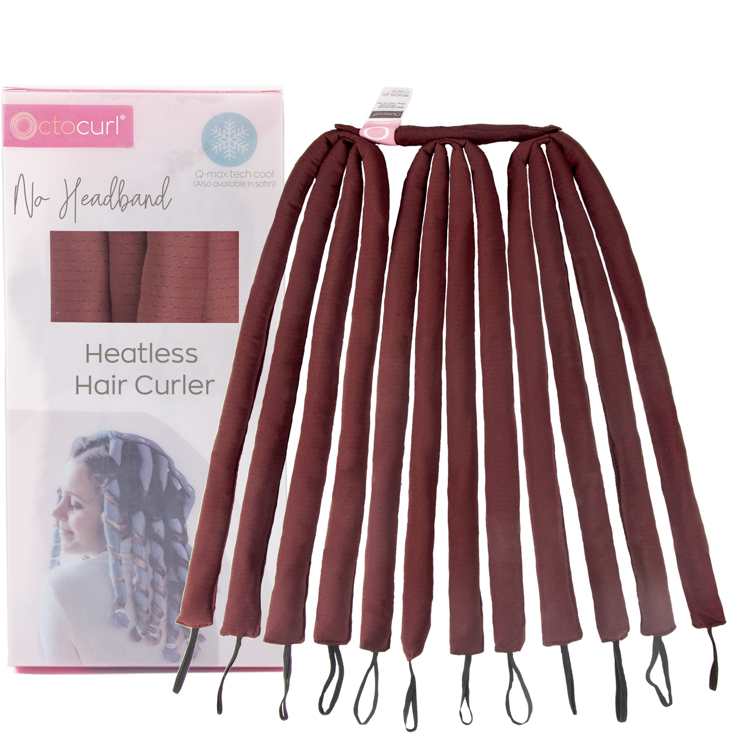 No Headband Octocurl – QMax Heatless Curling Wrap