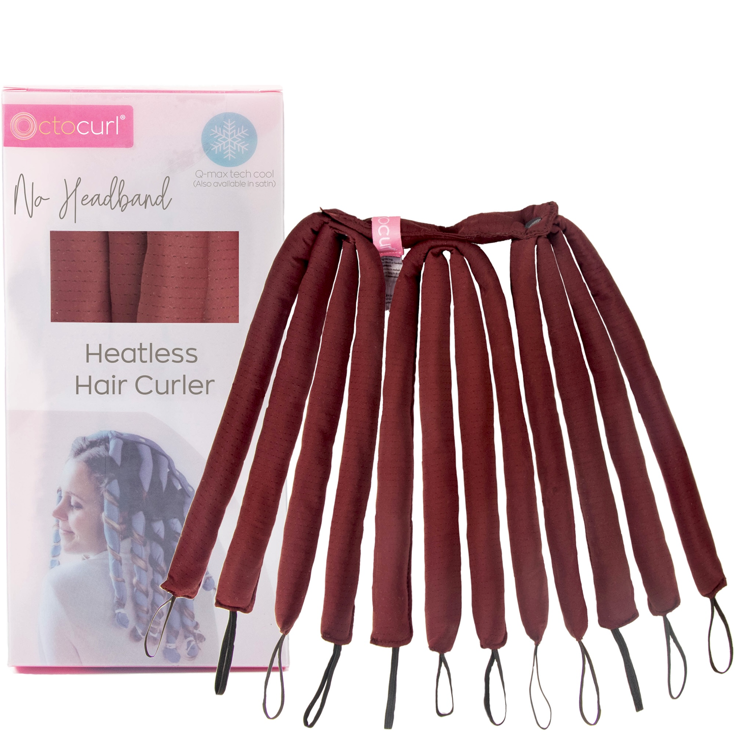 No Headband Octocurl – QMax Heatless Curling Wrap