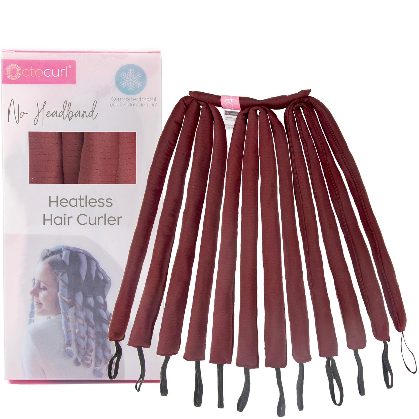 No Headband Octocurl – QMax Heatless Curling Wrap