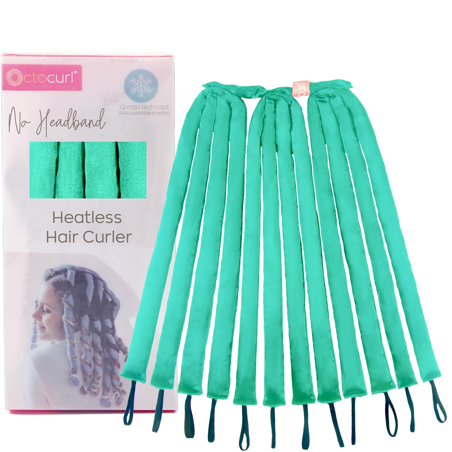 No Headband Octocurl – Satin Heatless Curling Wrap