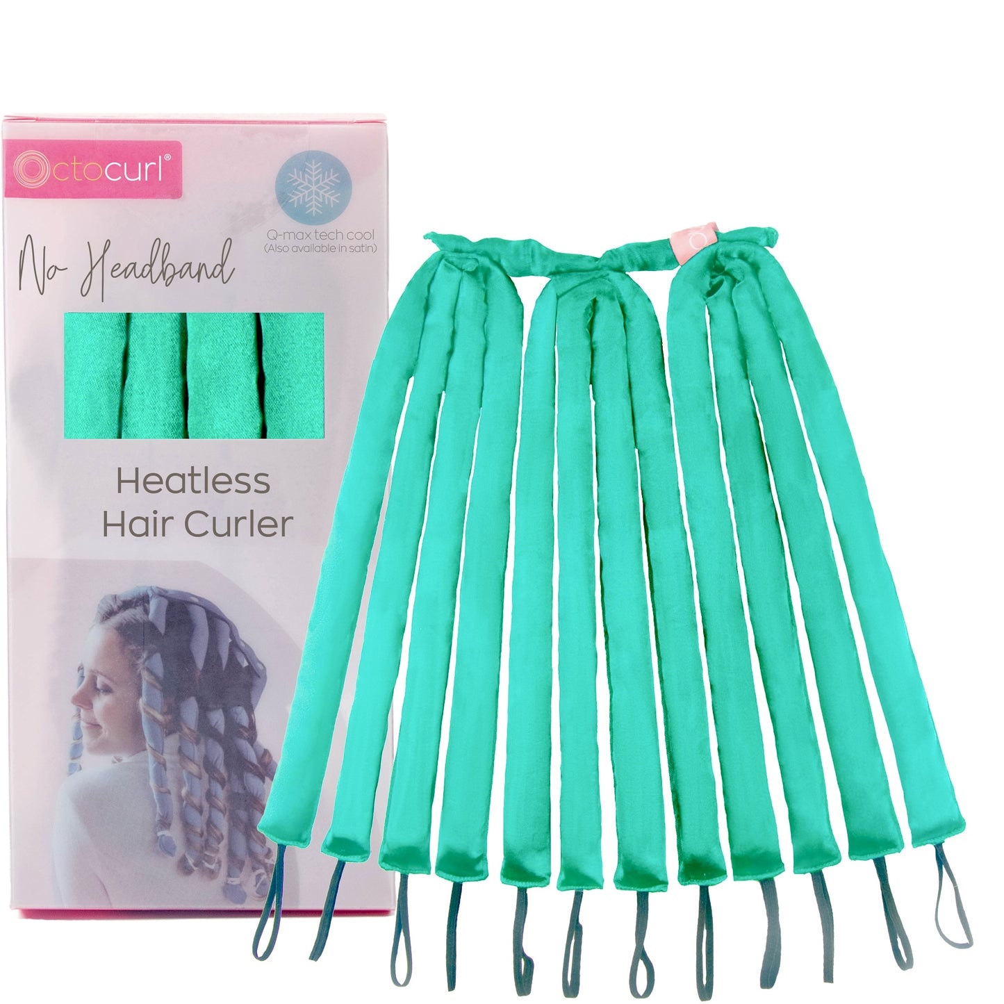 No Headband Octocurl – Satin Heatless Curling Wrap