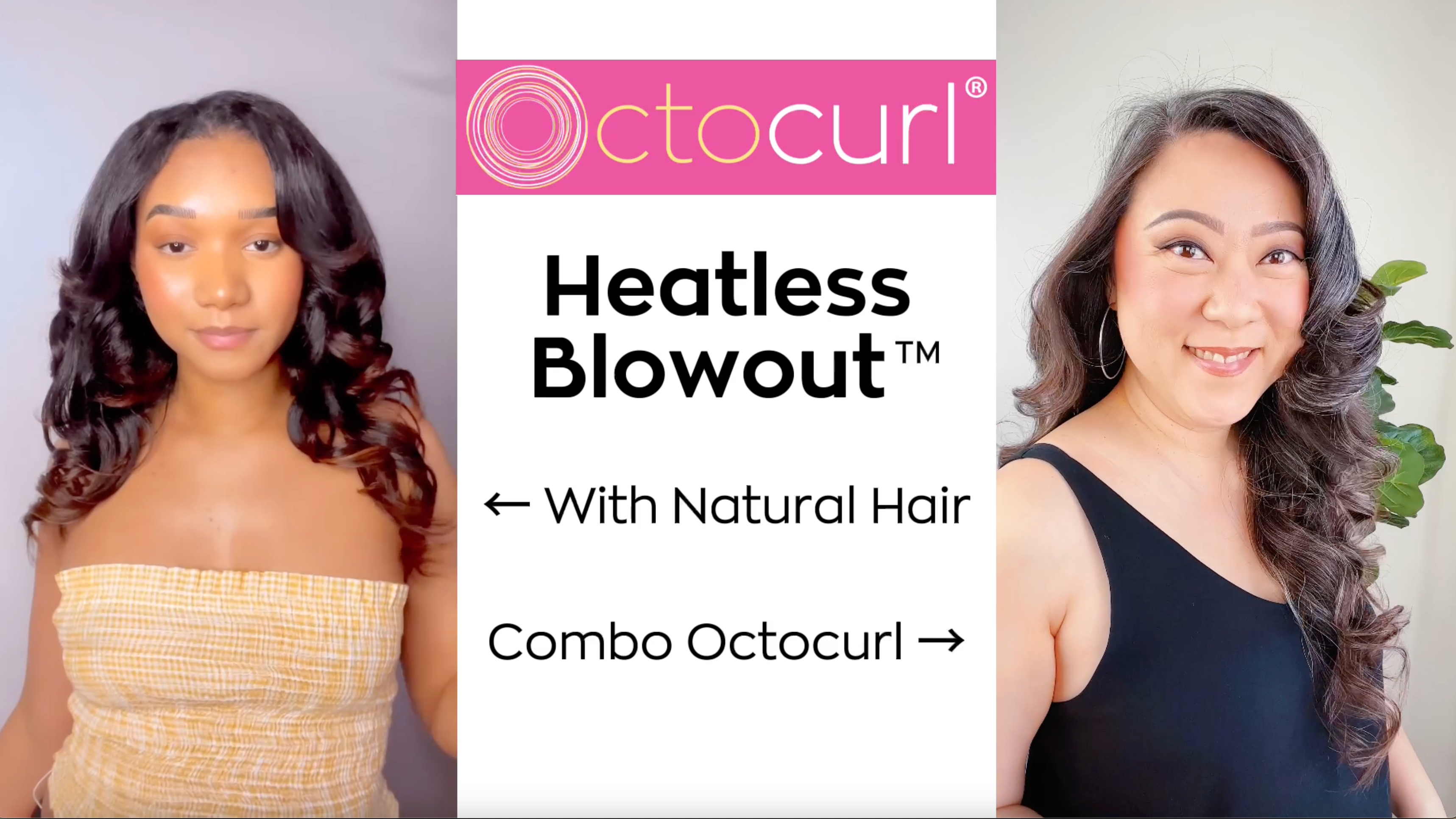 Octocurl Soft Heatless Hair Curlers for Overnight Octocurl