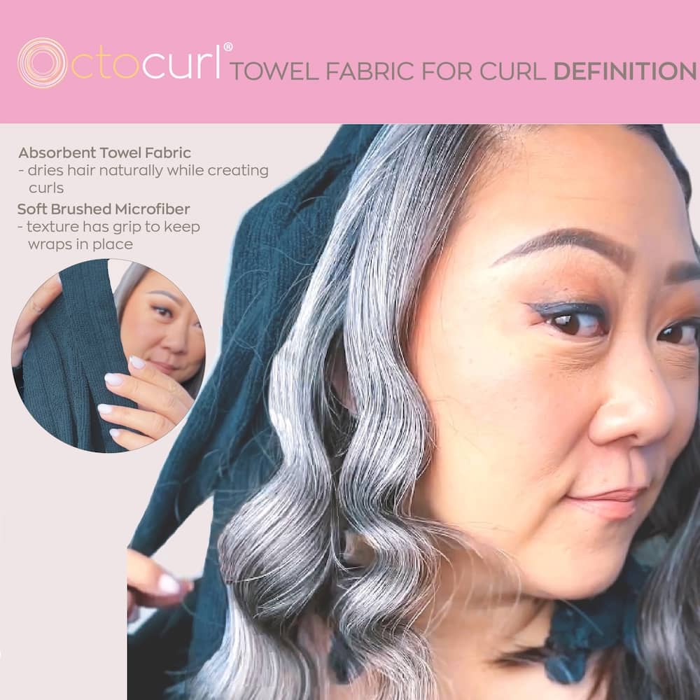 ORIGINAL OCTOCURL - MICROFIBER - Heatless Curler Headband