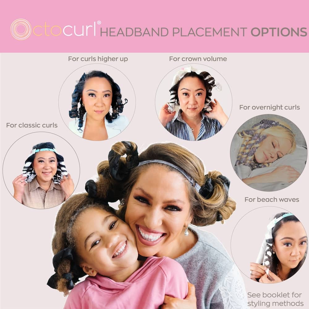 ORIGINAL OCTOCURL - MICROFIBER - Heatless Curler Headband