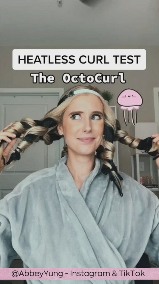 ORIGINAL OCTOCURL - SATIN - Heatless Curler Headband